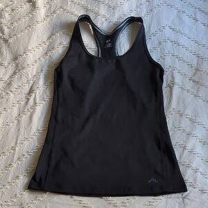 H&M Black Racerback Active Tank Top Size Small